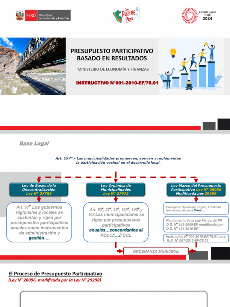 Proceso de Presupuesto Participativo en Perú | PDF | Presupuesto ...