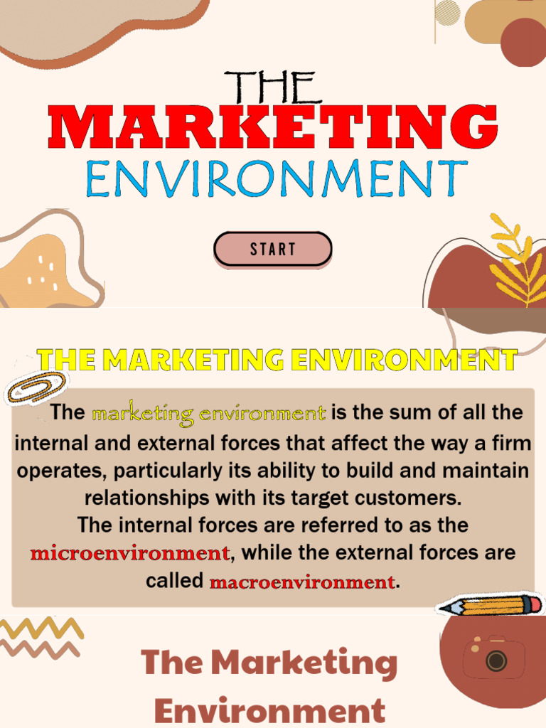Understanding the Marketing Environment | PDF | Marketing | Economics