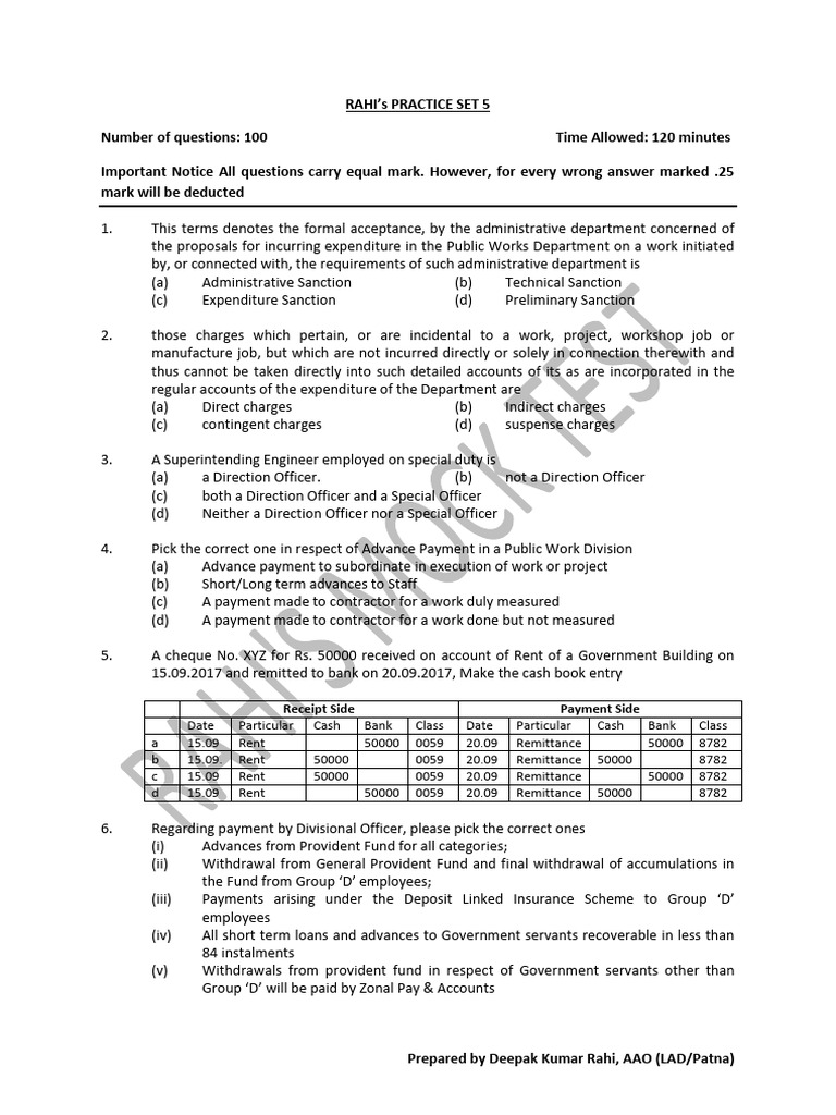 5.PC 16 Practice Set 5 | PDF | Debits And Credits | Credit Card