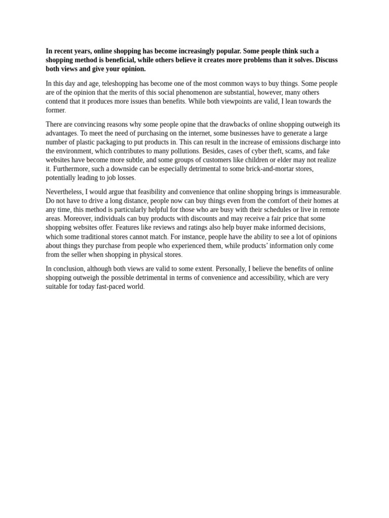 Shopping online task 2 pdf
