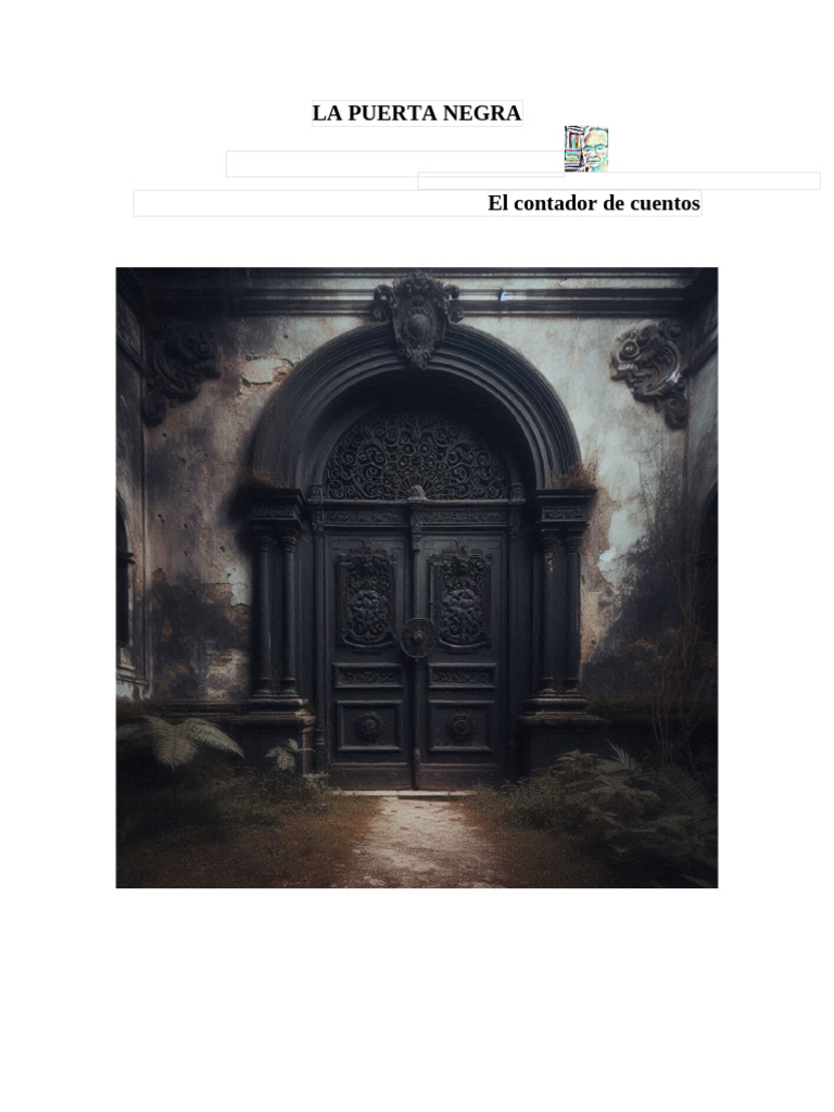 La Puerta Negra PDF