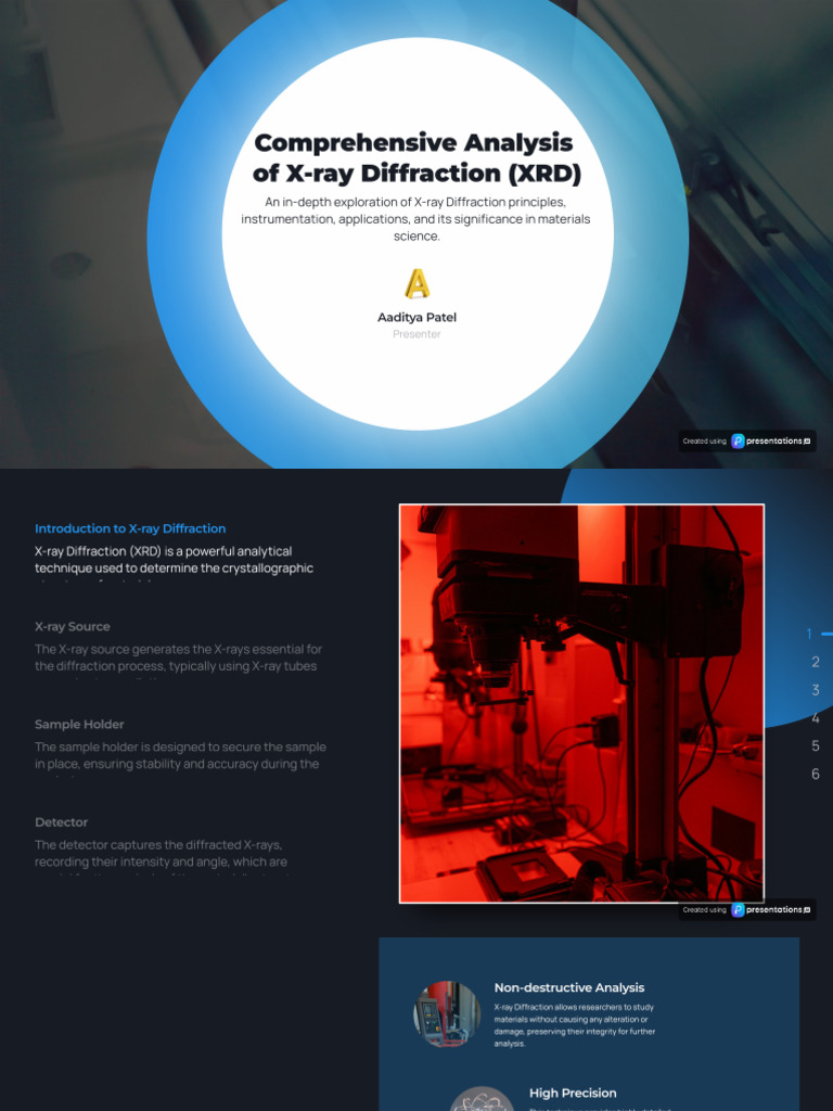 Comprehensive Analysis of X-Ray Diffraction XRD | PDF