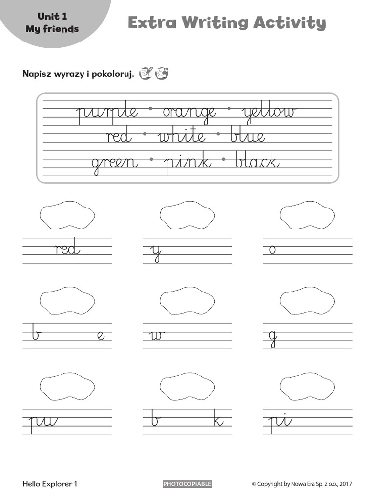 Hello Explorer Klasa1 | PDF