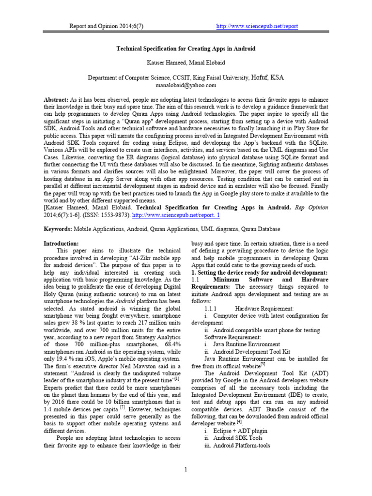 001 24497report060714 1 6 | PDF | Mobile App | Android (Operating System)