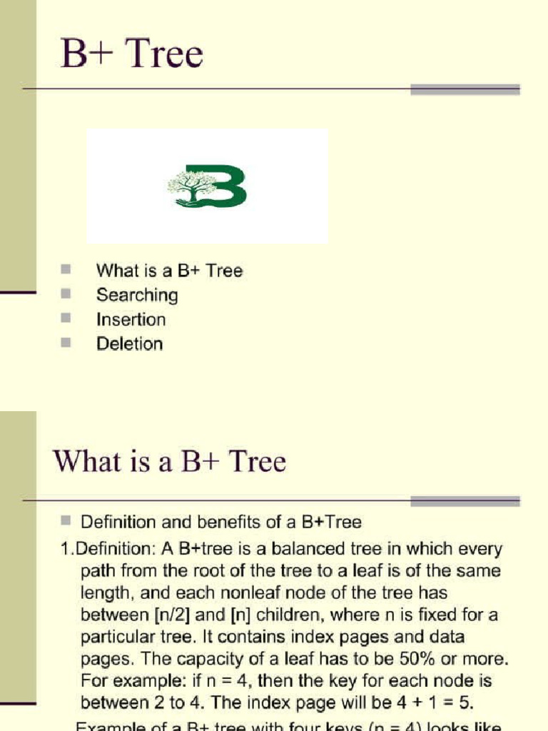 B-Tree-PPT (1) | PDF