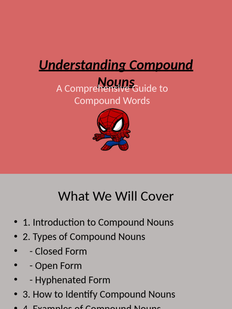 Guide to Understanding Compound Nouns | PDF