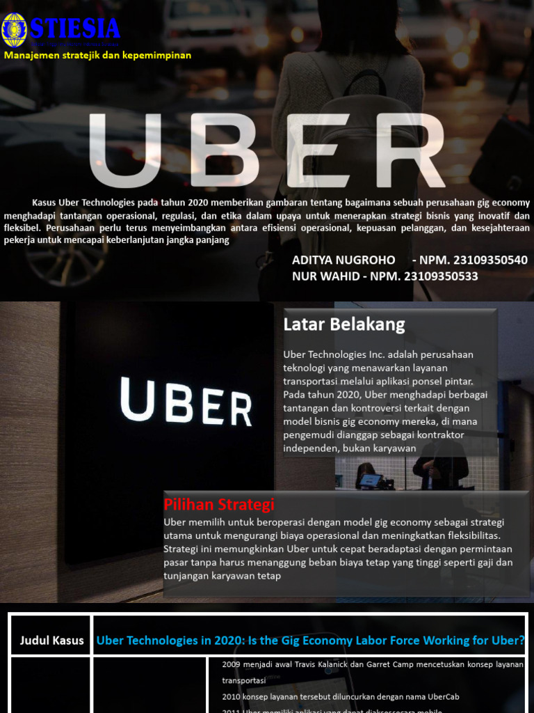 MAJIK-KEL.9 UBER Case Study | PDF