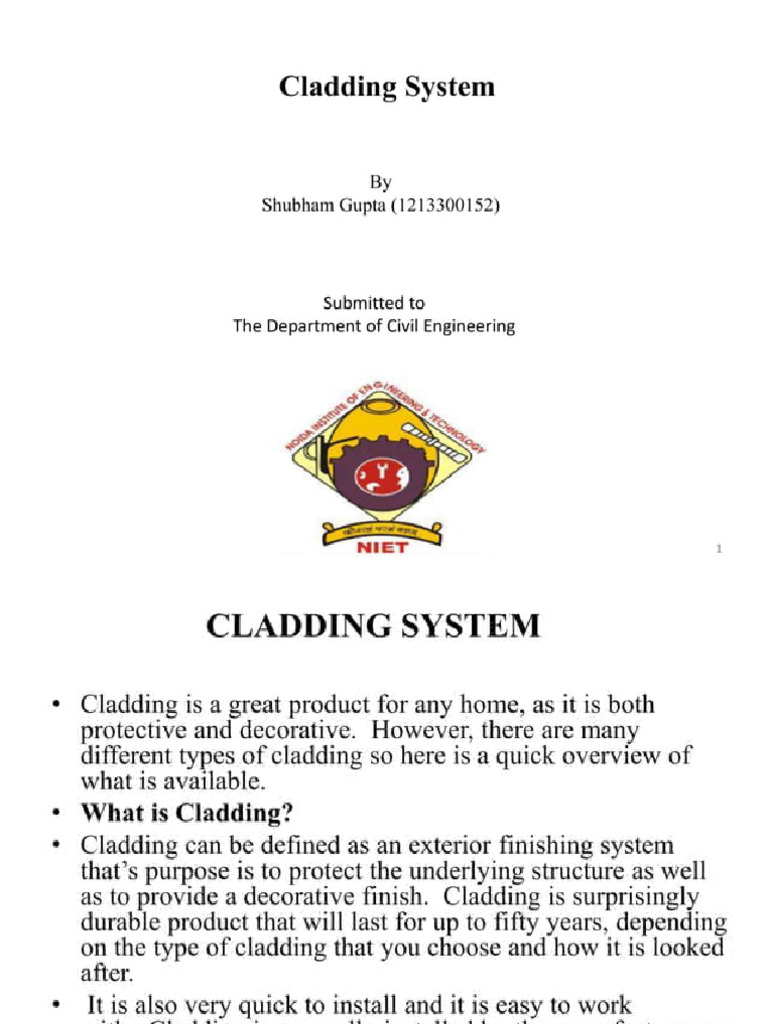 Cladding 3 | PDF
