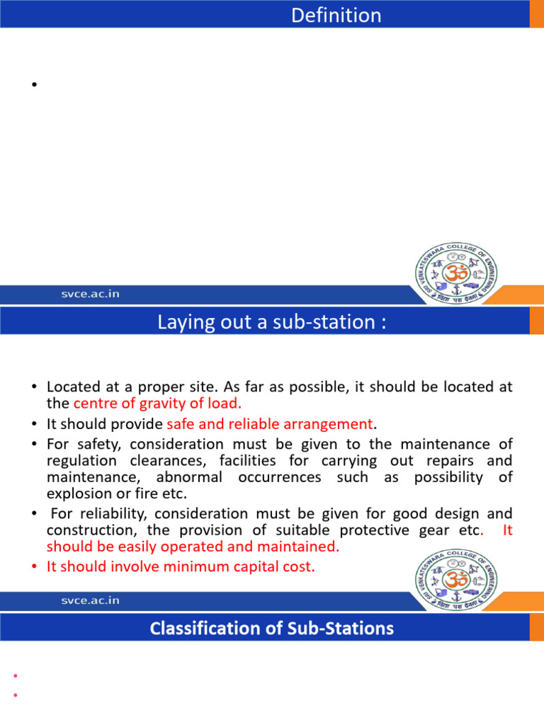 Unit 5 Substations and Bus Bar Arrangements | PDF | Electrical ...