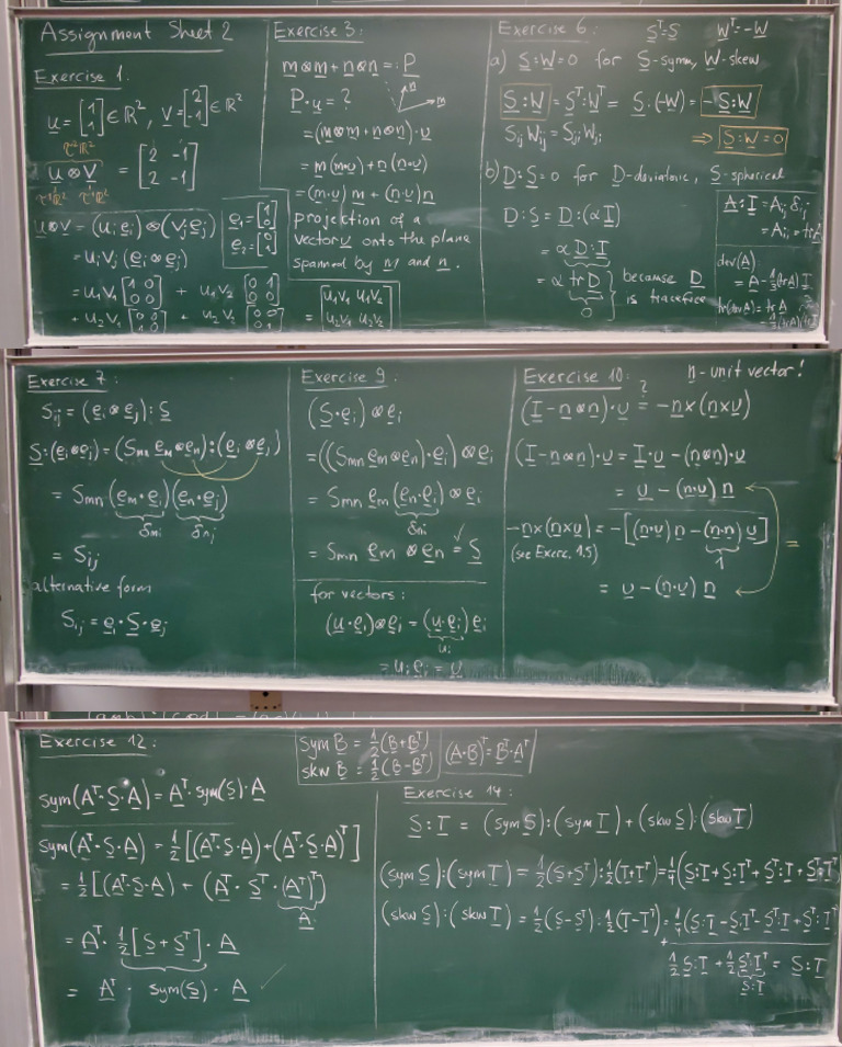 VCTA Assignment Sheet 02 - Blackboard Notes Images | PDF