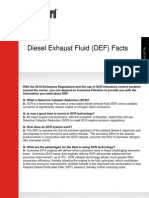 Diesel Exhaust Fluid (DEF) Facts