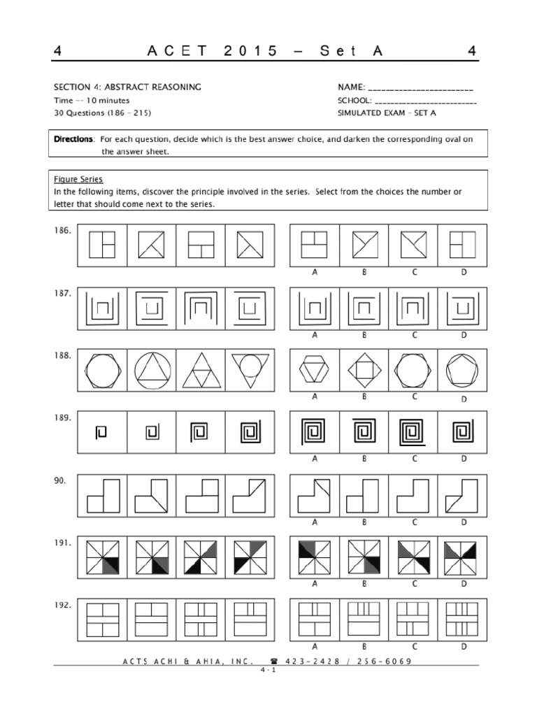 Acet abstract reasoning pdf