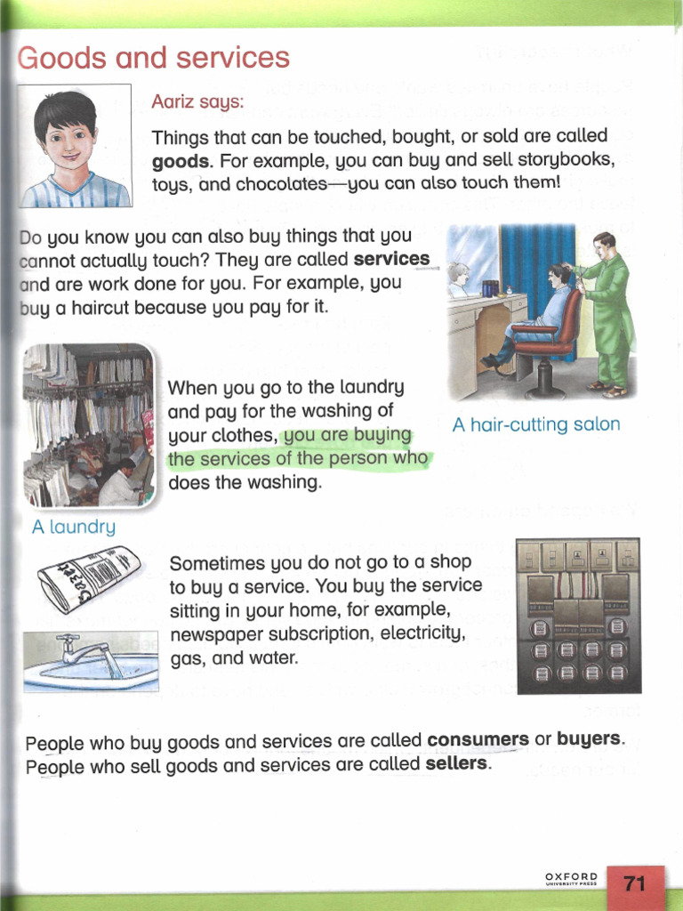 GOODS AND SERVICES EXAMPLES PDF visual data 4