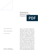 Evaluating The Decision To Own Corporate Real Estate: There Is No Single Answer As To