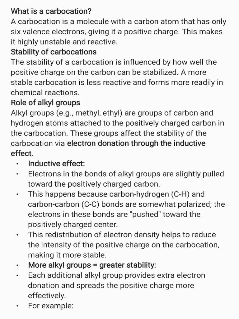 Carbocation | PDF