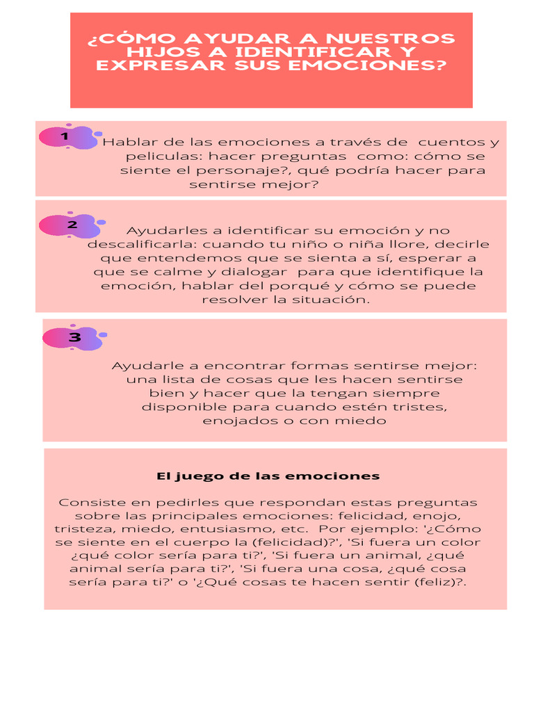 Taller de Emociones Para Padres y Madres | PDF