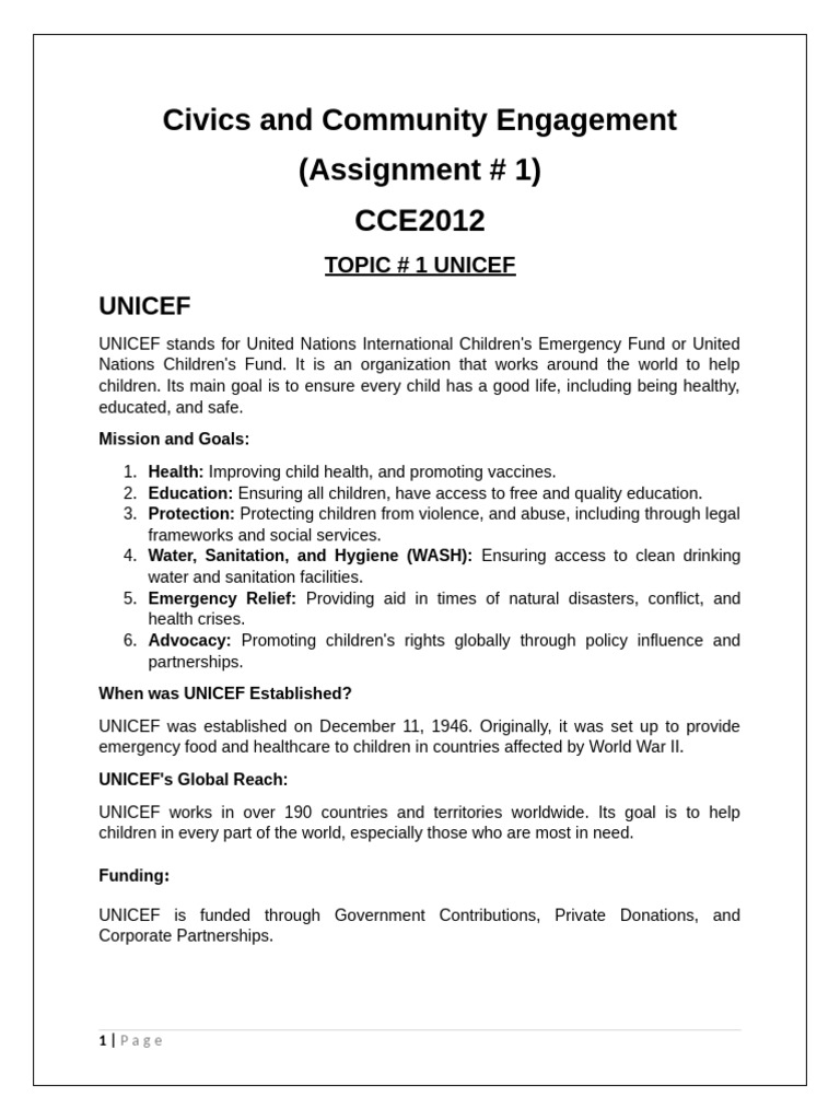 Civics and community engagement pdf unicef wash