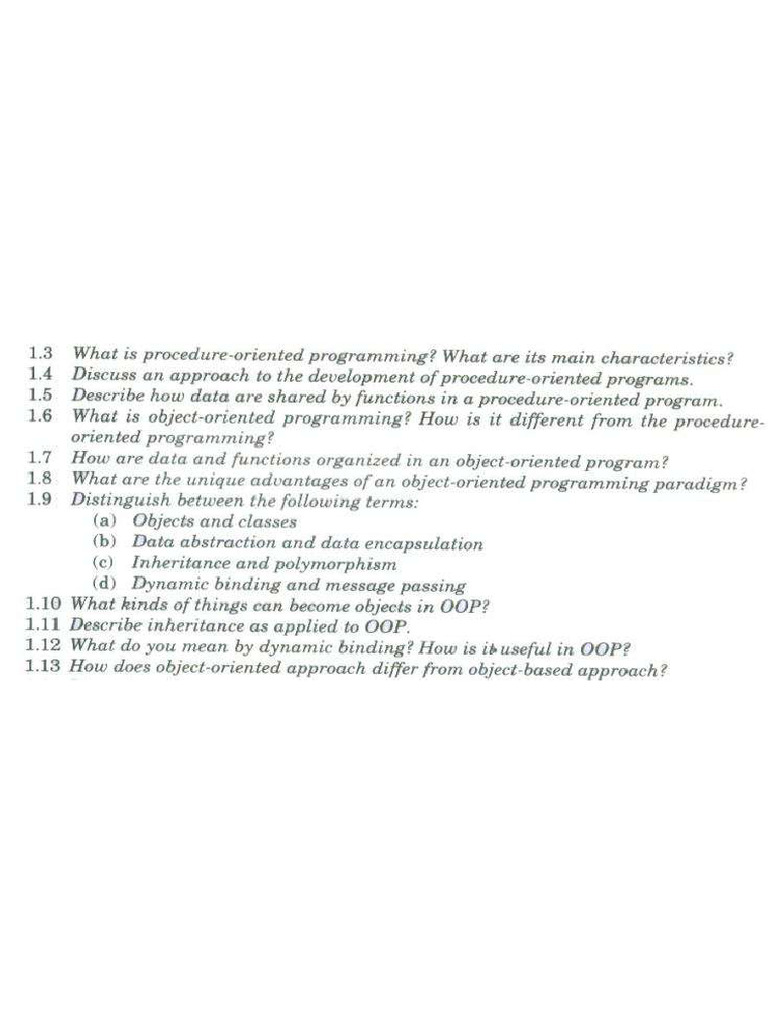 BCACC302 - 1 - Object Oriented Programming With C - 4rth Edition-E ...