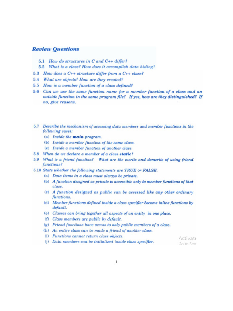 BCACC302 - 2 - Object Oriented Programming With C - 4rth Edition-E ...