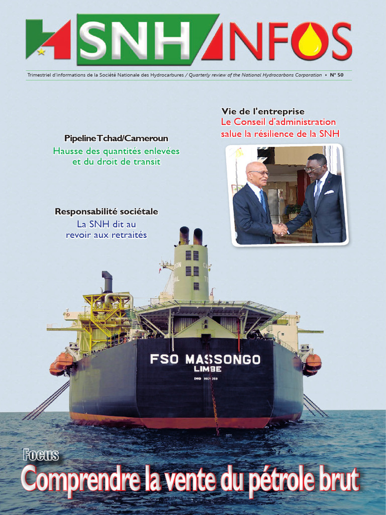 SNH Infos N° 50 : Bilan et Progrès | PDF | Pétrole | Gaz naturel