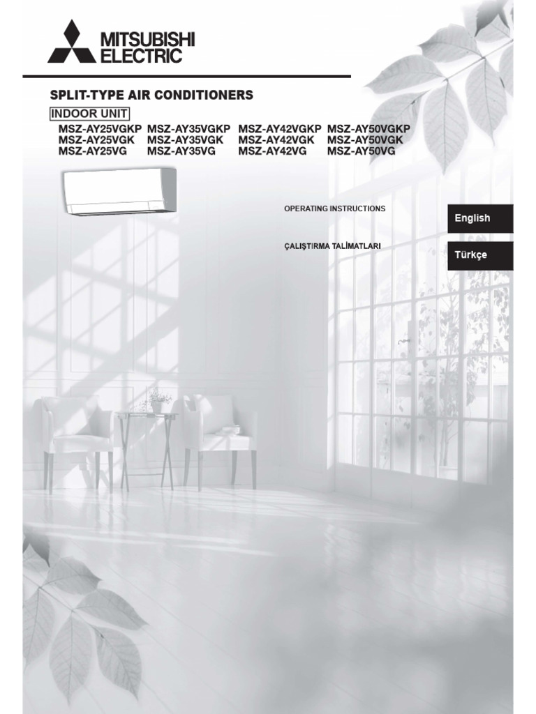 Mitsubishi MSZ-MUZ AY35VGK Manual Service PDF | PDF | Wi Fi | Air ...