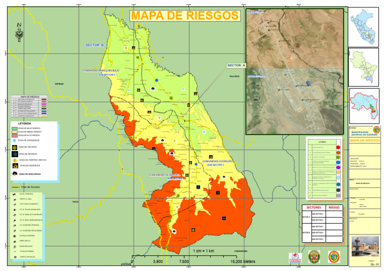 Mapa de Riesgos en Ocoruro, Cusco | PDF