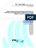 ETSI TS 100 528 GSM PLMN Connection Types
