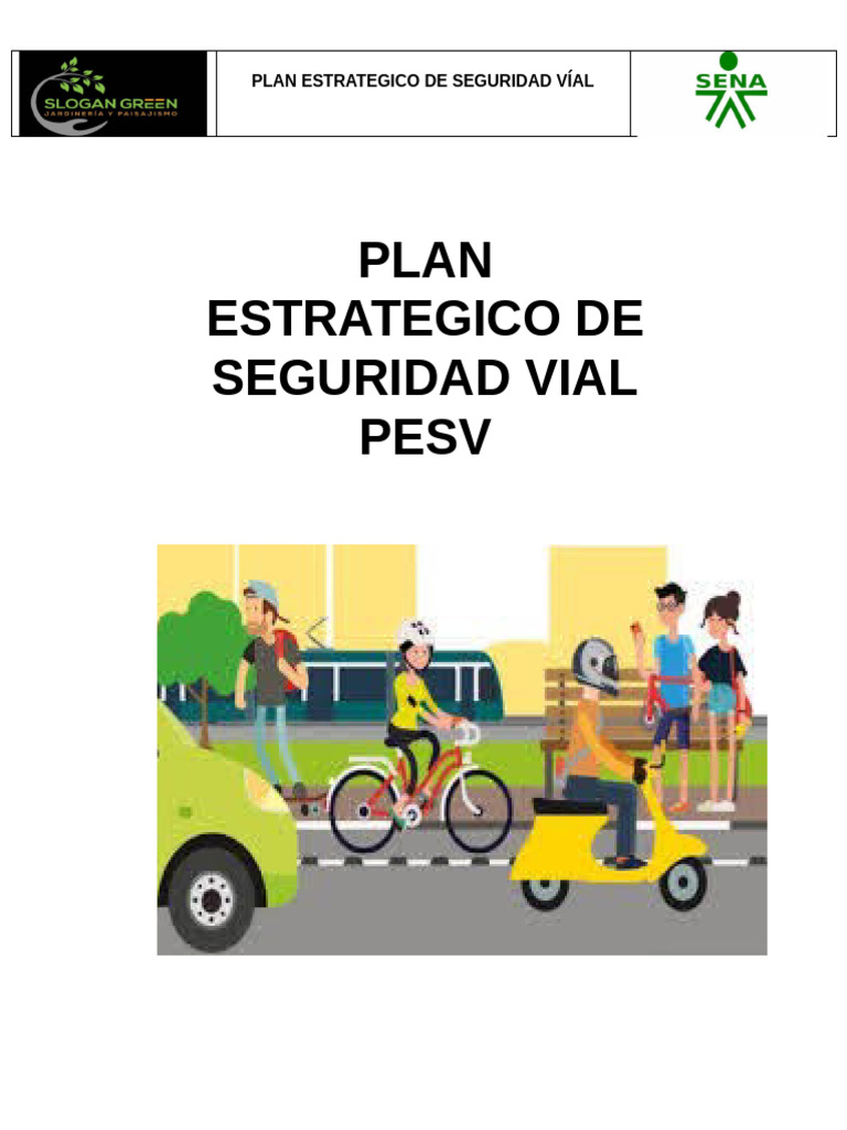 Plan Estrategico de Seguridad Vial Pesvpaso24 | PDF | Accidente de ...