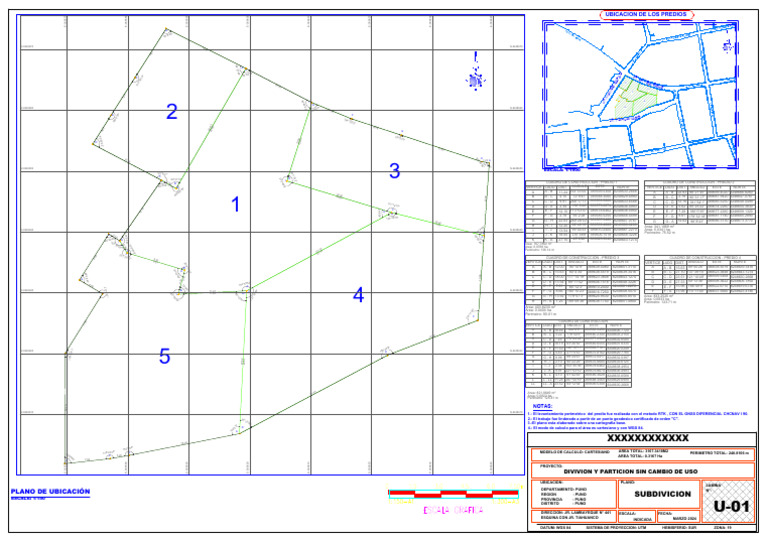 Land Survey and Subdivision Plan | PDF
