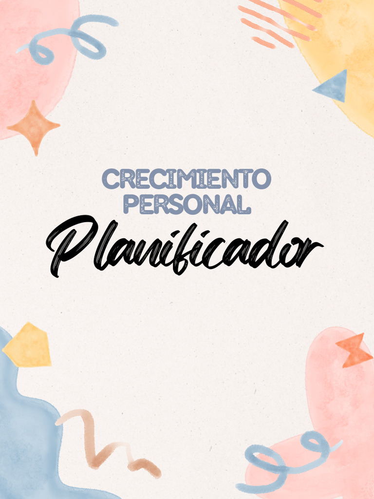 Copia de Planificador de Crecimiento Personal | PDF