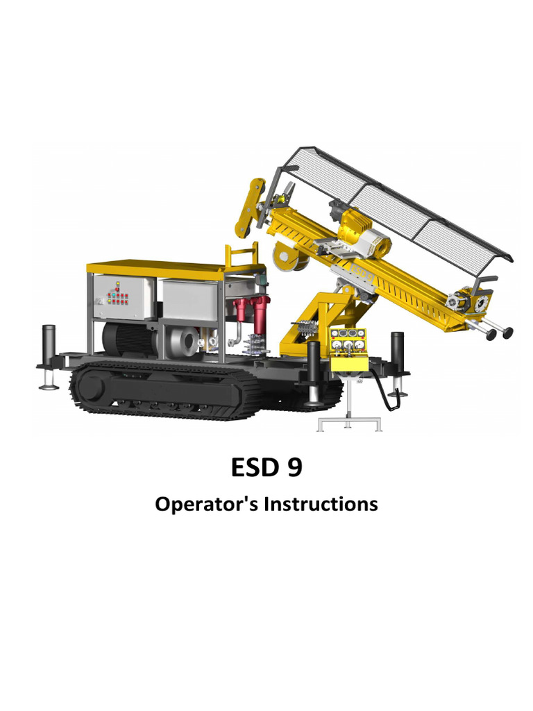 ESD 9 - Operator's Instructions | PDF | Pump | Drill