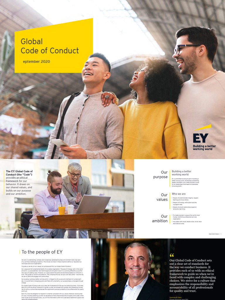 EY Global Code of Conduct Overview | PDF | Social Psychology