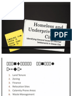 Homeless and Underprivileged Citizens - DeSIGN