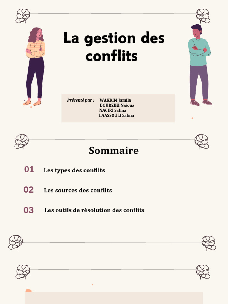 Gestion des Conflits Constructifs | PDF | Résolution de conflit | la ...