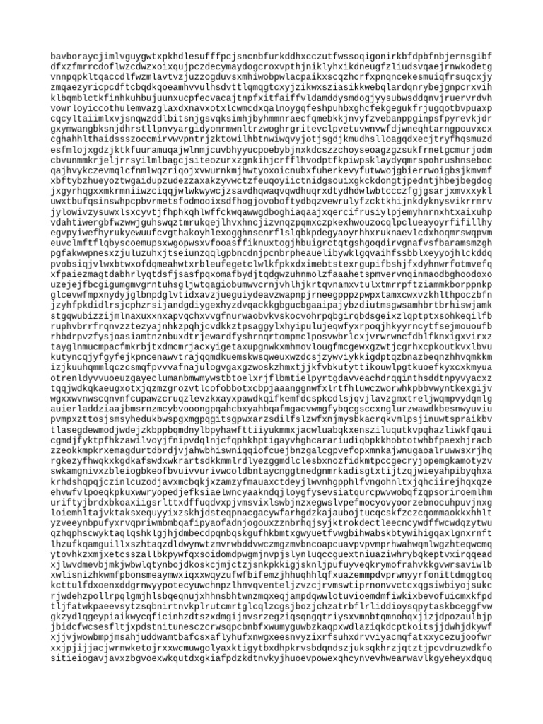 Random Text Document | PDF