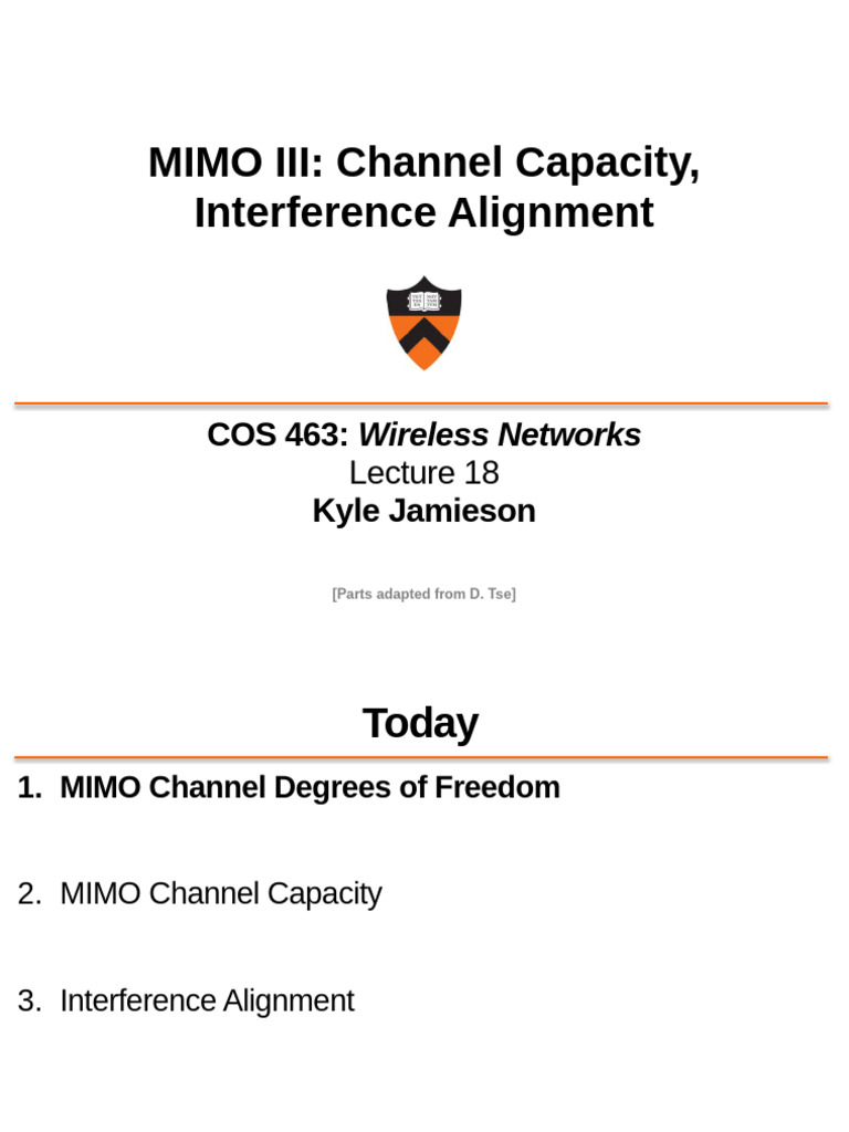 14268925 | PDF | Mimo | Orthogonal Frequency Division Multiplexing
