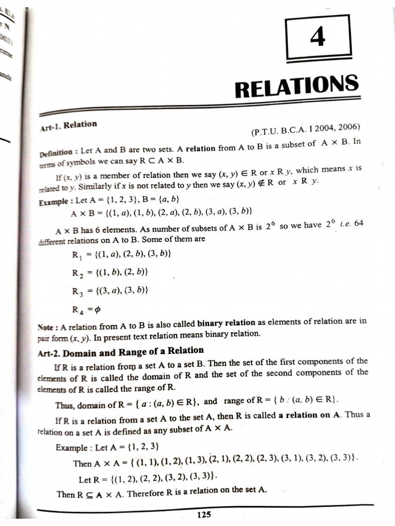 Relation Pdf
