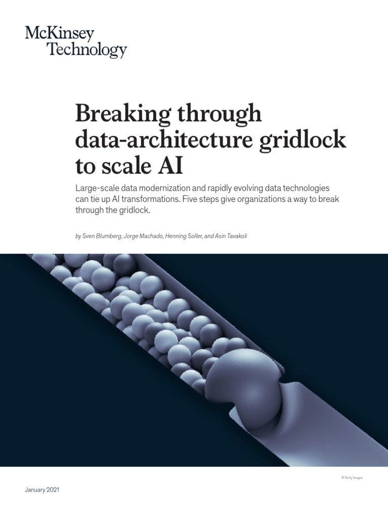 Breaking through data architecture gridlock to scale ai pdf cloud