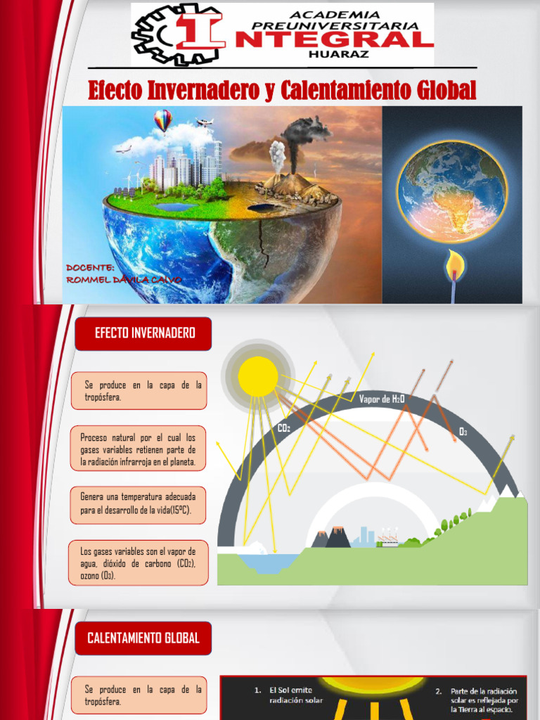 Calentamiento global | PDF | Gases de efecto invernadero | Dióxido de ...