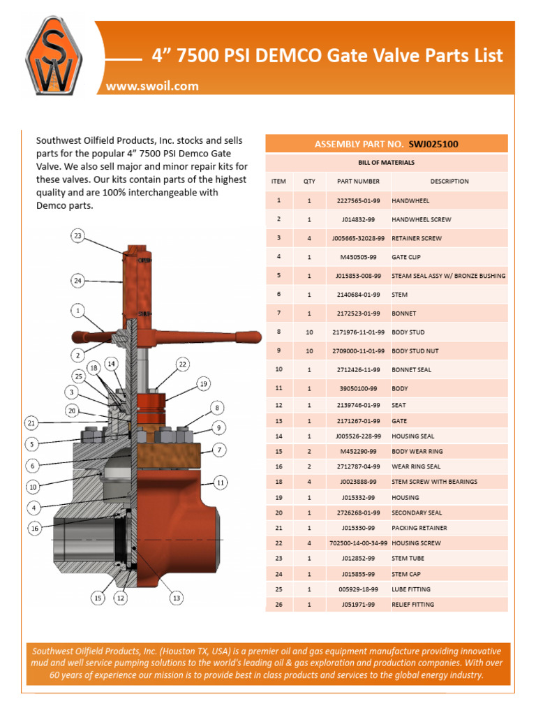 4ate Valve Parts List - Ebb | PDF | Valve | Gas Technologies