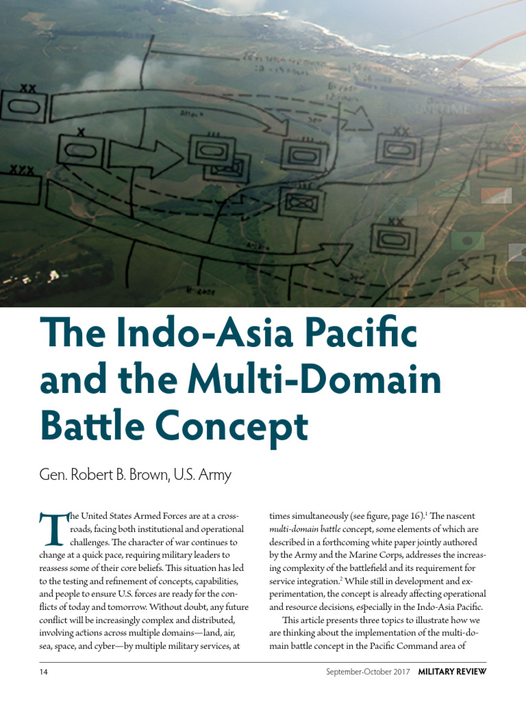 The Indo Asia Pacific and MDO Concept | PDF | United States Armed ...