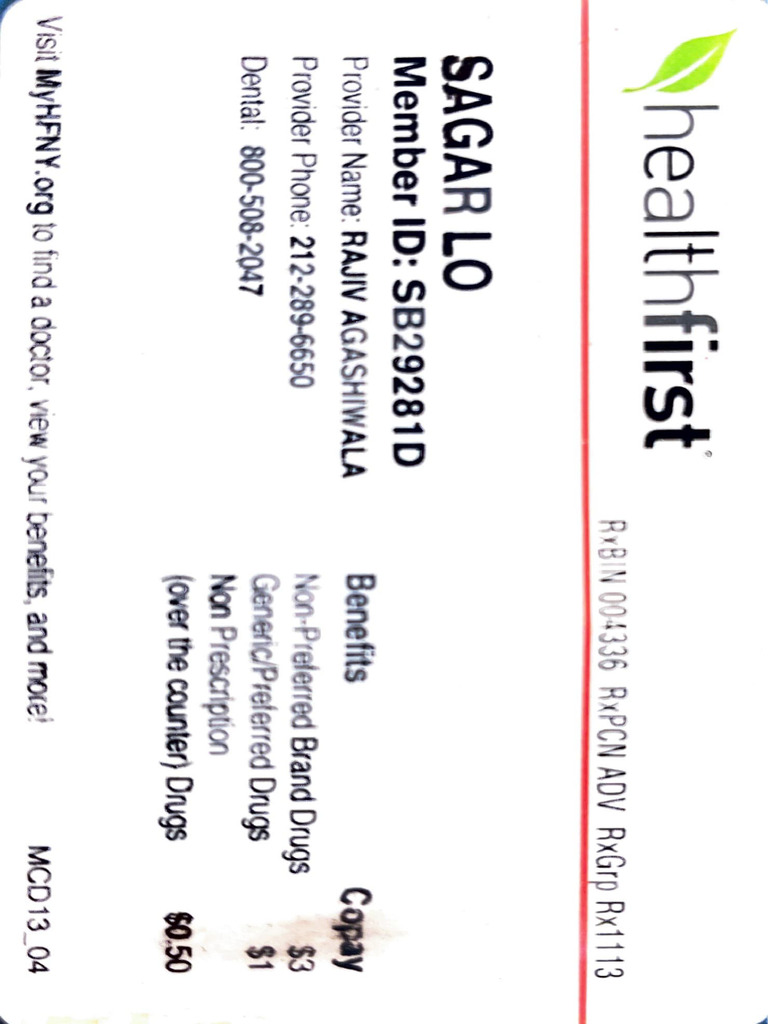 Healthfirst Member Benefits Overview | PDF