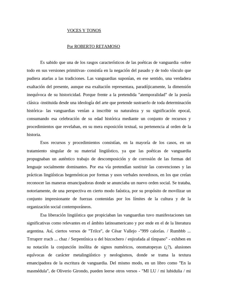 Las vanguardias pdf vanguardia