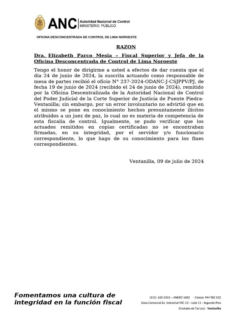 Razon Devolucion | PDF