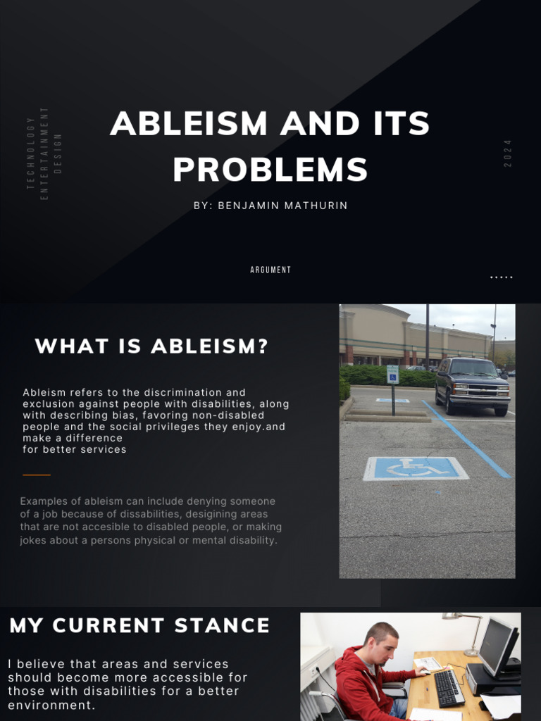 Ableism Ted Talk Pdf Disability Accessibility