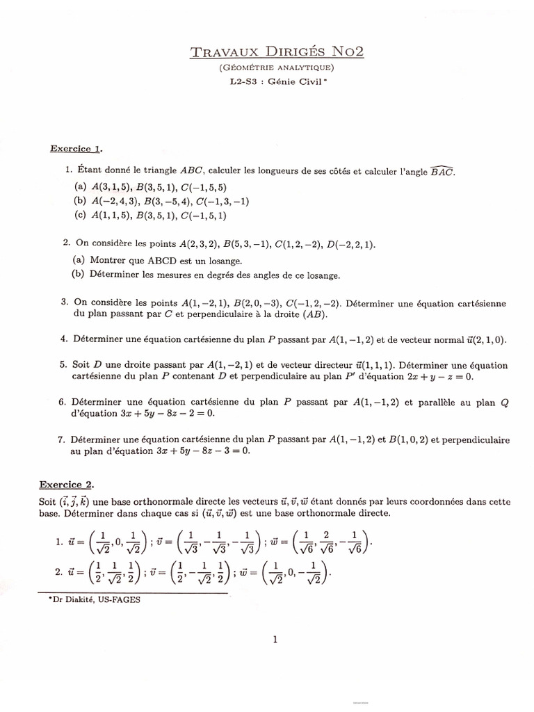 TD N2 | PDF