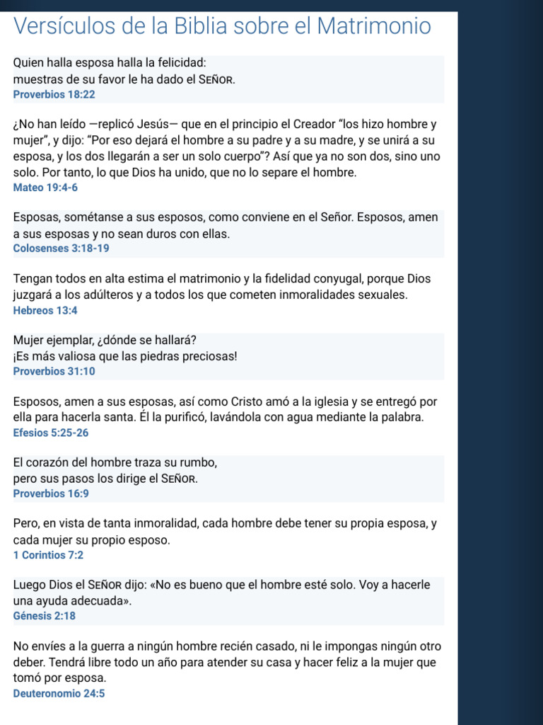 22 Versículos de la Biblia sobre el Matrimonio - DailyVerses.net (1 ...