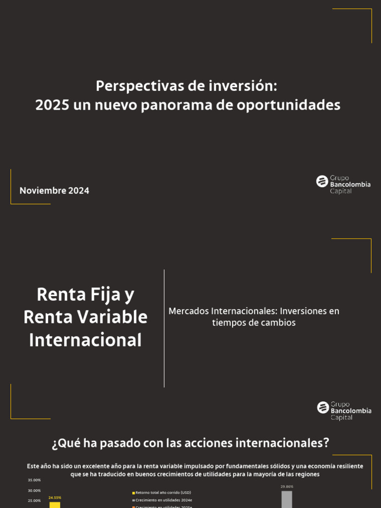 Oportunidades de Inversión 2025 en Renta Fija y Variable | PDF ...