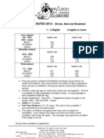 Commercial Rates 2012