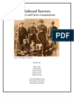 Railroad Surveys:: History and Curve Computations